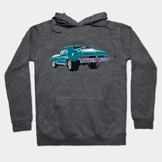 BadAss Chevy Hoodie by Uwantmytees